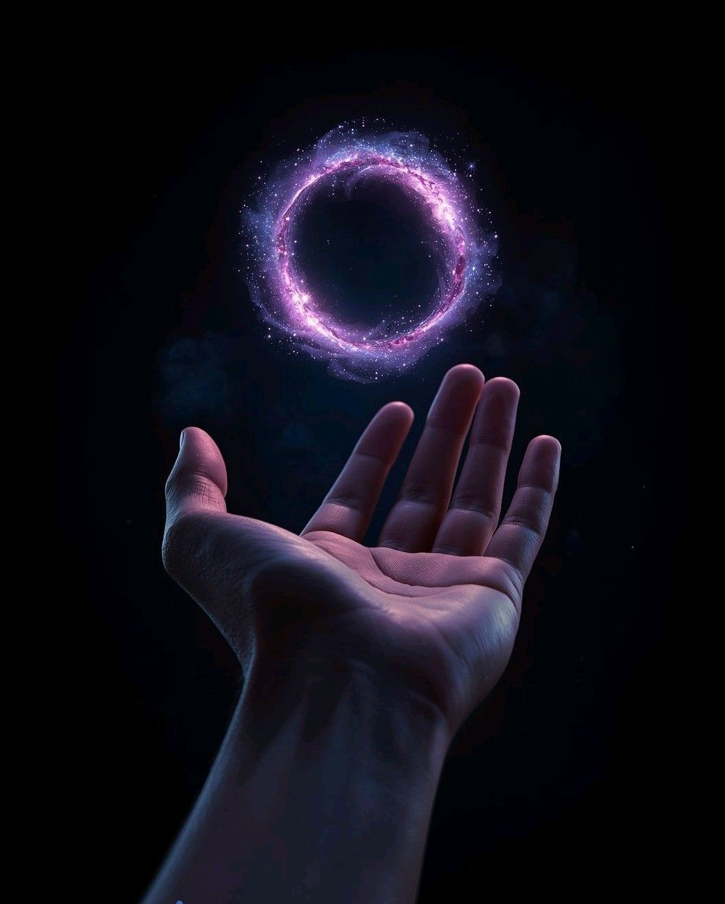 Dricenta AI agent — an intelligence orb held in an open hand